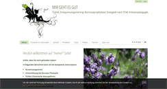 Desktop Screenshot of mirgehtesgut.com